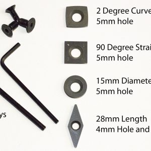 David Lloyd Tools Carbide Chisel Tip Set (4) — Extended Collection
